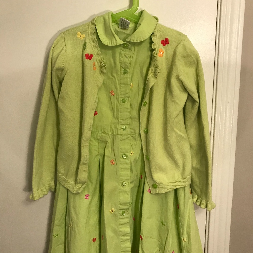 Gymboree Dress and Cardigan set